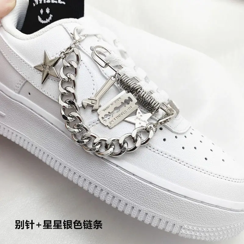New Fashion Shoelace Charm Buckle Metal DIY Sneaker Buckle Designer Sneakers Decoration Luxury Clogs Shoe Buckle Bundle