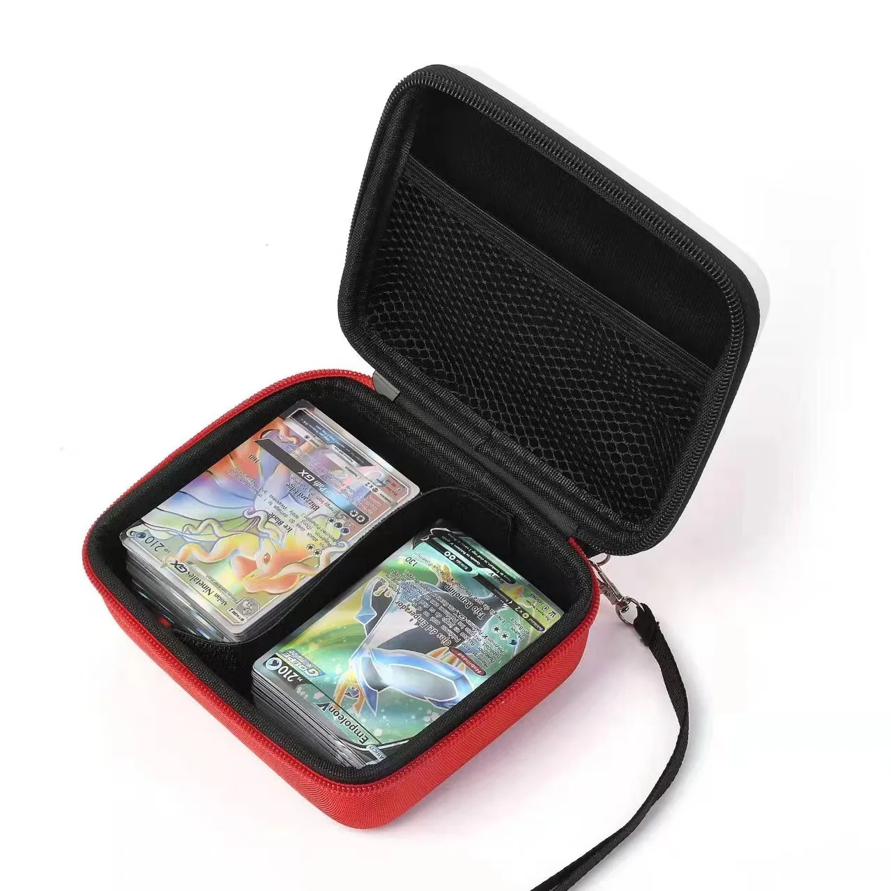 Customized Portable Travel Storage Cases Durable Colorful Waterproof Game Study Cards Zipper Eva Playing Card Case