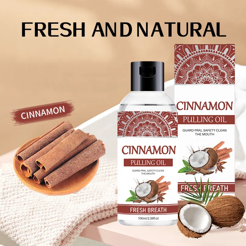 Gluta Booster Coconut Pulling Oil Essential Oil And Vitamin E Teeth-Friendly Whitening Freshing Mouthwash 100ml