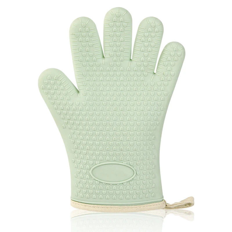 Non-slip kitchen accessories baking tool heat resistant microwave silicone gloves silicone mitts for oven