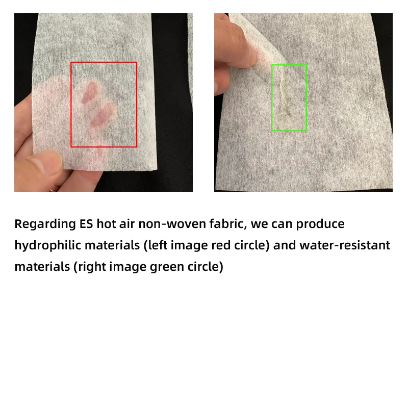 100% ES fiber non-woven skin friendly non-woven material nonwoven