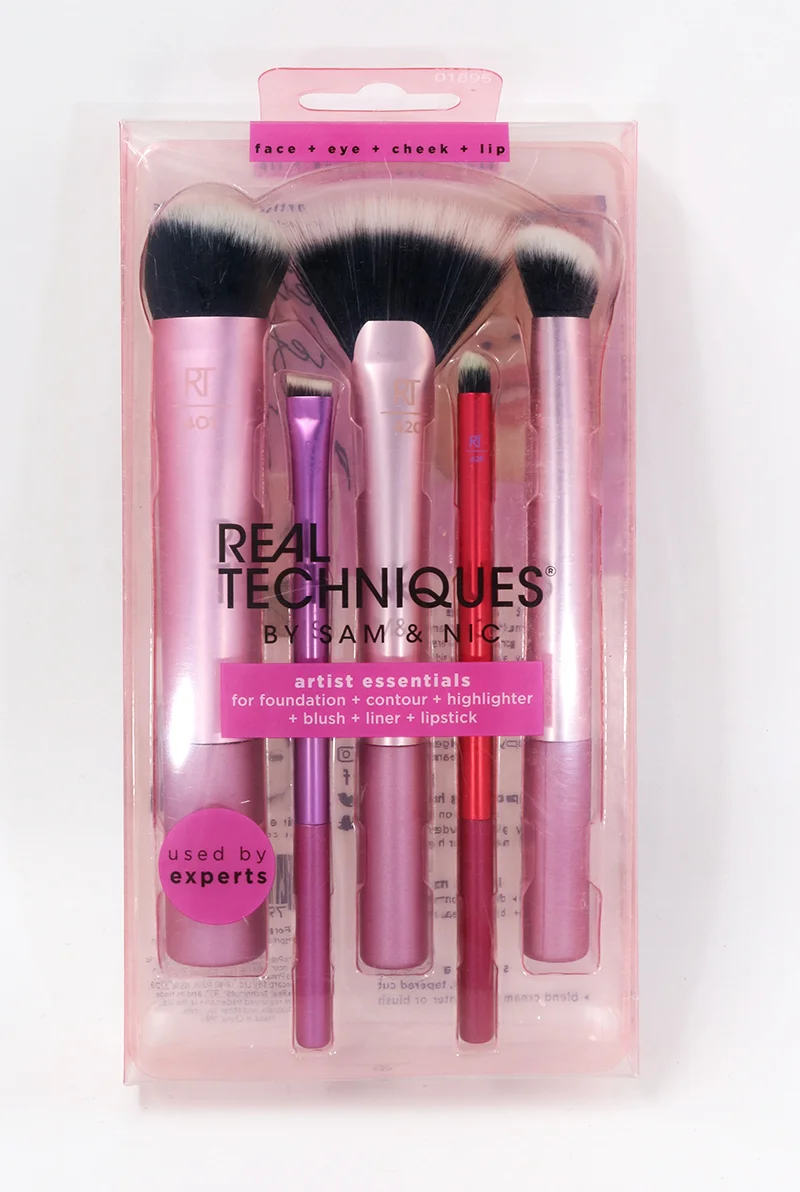 HZM 1/3/4 Pieces Pinceaux Brochash de maquillaj profesional Custom logo make brushes and sponge sets