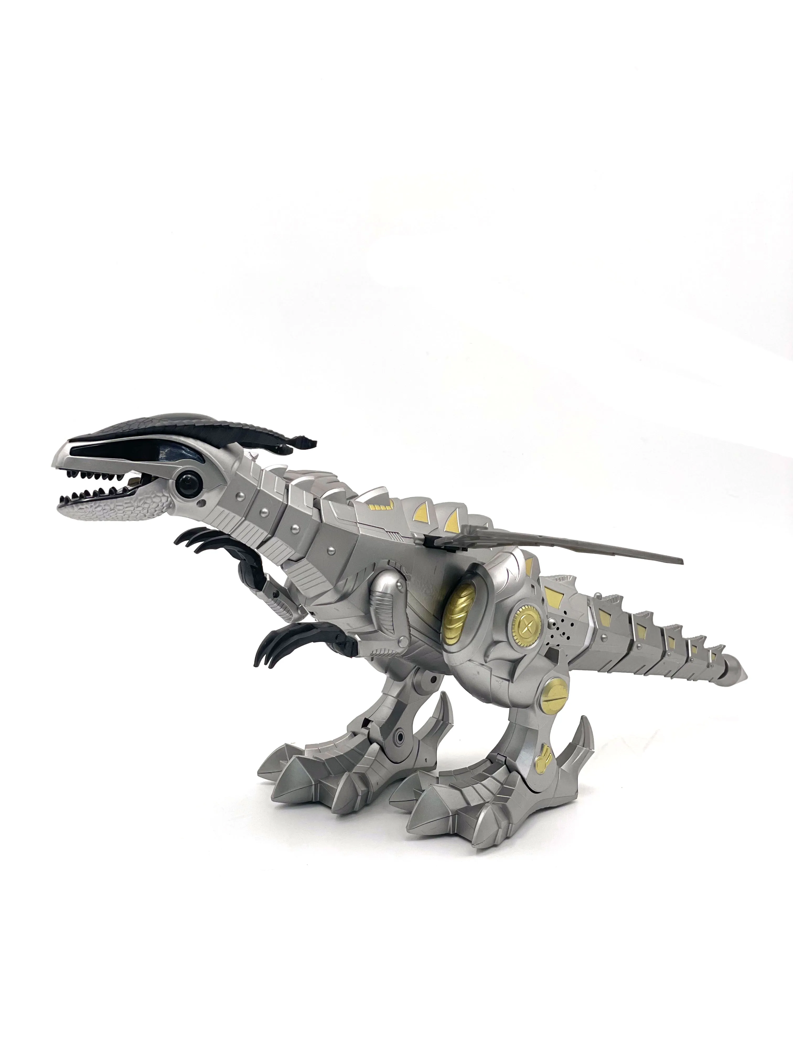 2023 hot sale electric dinosaur toy walking dinosaur robot with sound and light