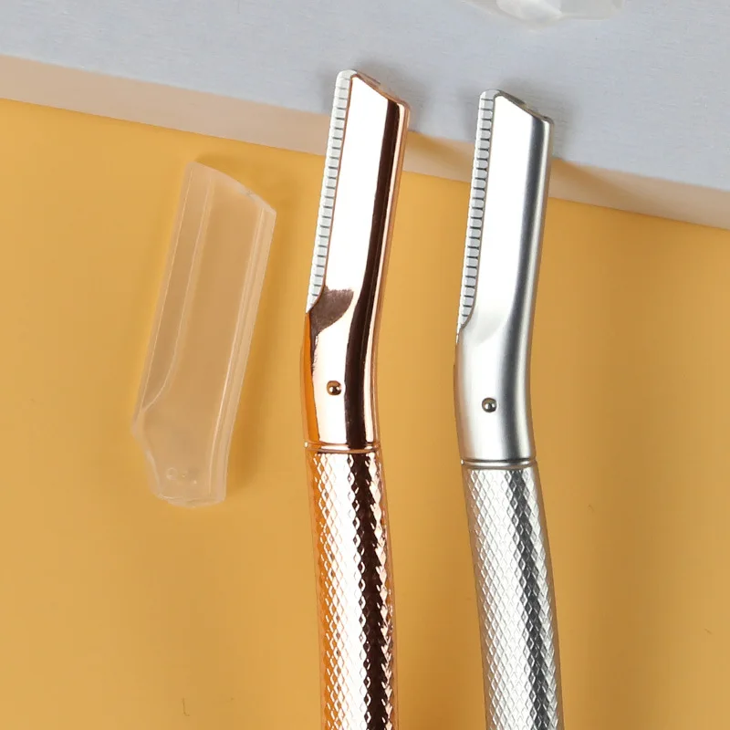 RBW5002 Luxury Eyebrow Trimmer Razor Dermaplane Razor Stainless Steel Blade Eyebrow Dermaplaning Tool For Women
