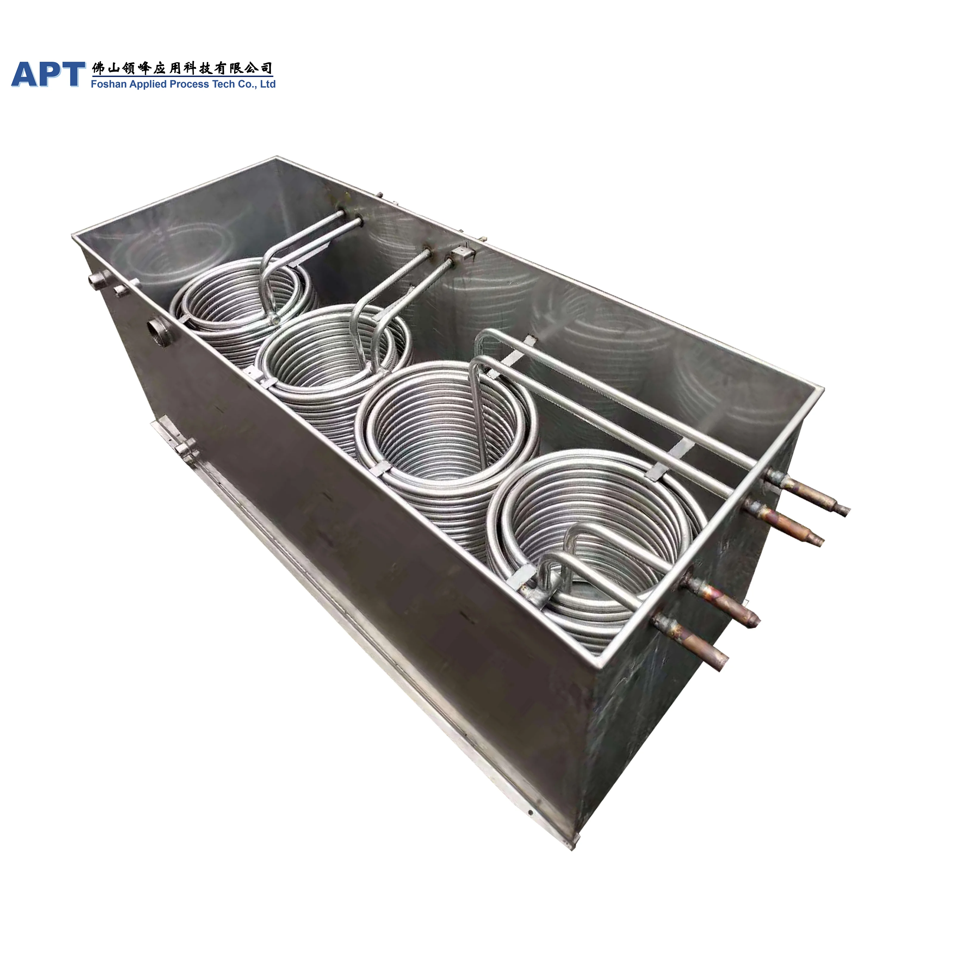 
Double system 5+5HP Manufacturer industrial stainless steel water tank heat exchanger for Laser Chiller 