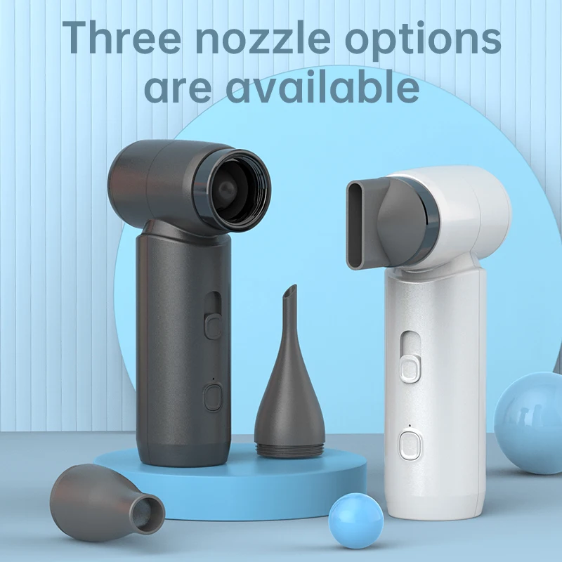 Portable Cordless Turbo Air Duster 80000RPM Electric Blower Compressed Air Gun Hair Dryer Mini Jet Fan