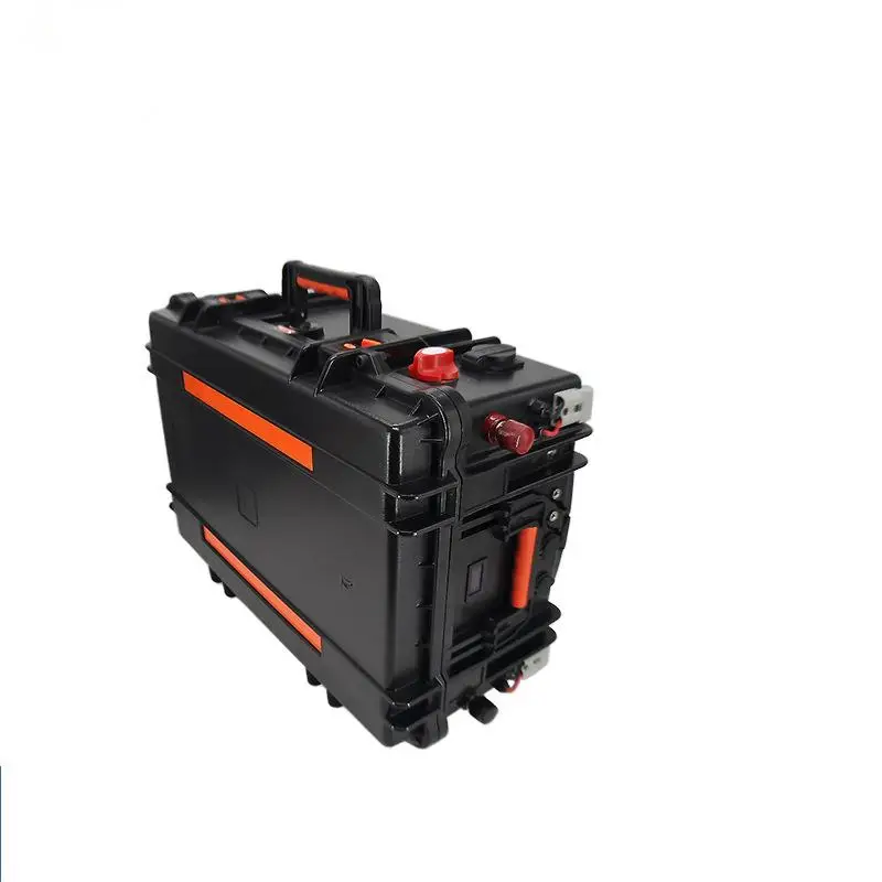 12V 24V 50A/100Ah Lifepo4 Rechargeable Battery For Electric Outboard Thrust Trolling Motor Rowing Boat With Smart BMS