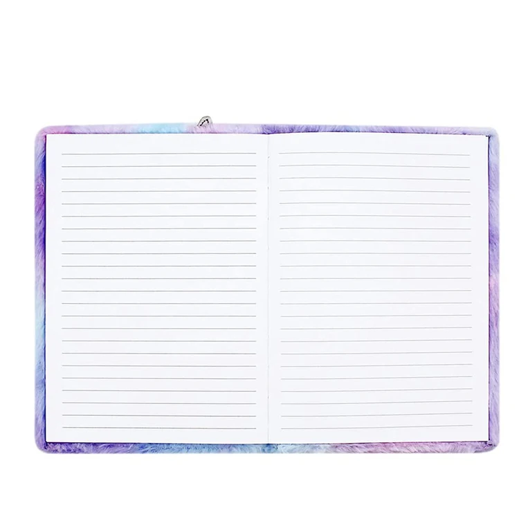 Kids Girls Boys Writing Drawing A5 Kawaii Stationery Notebook School Plush Note Book