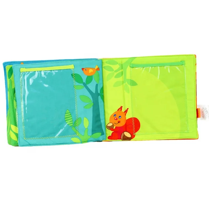 Custom Toys Type baby cloth photo book at classroom or home