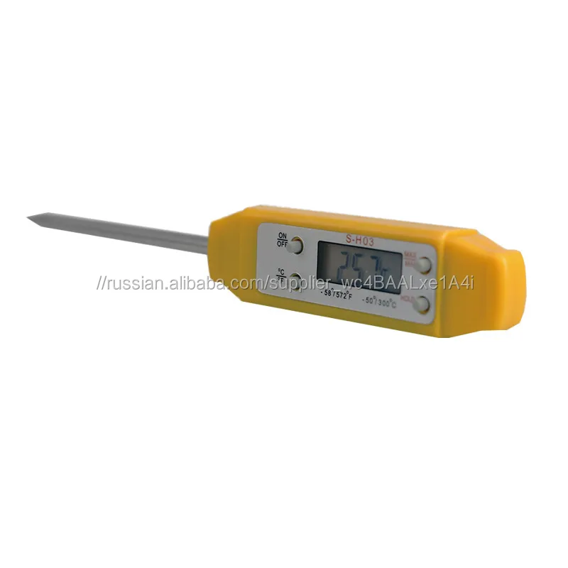 Digital thermometer with stainless steel probe