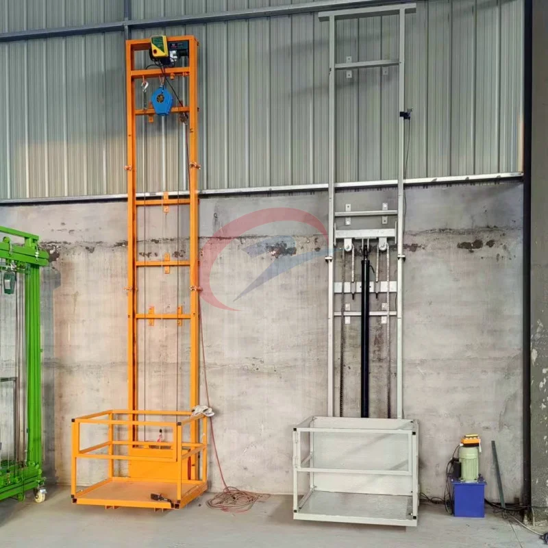 Portable Hoist Motor Small Size Cargo Lifting Equipment Electric Platform 10m electric cargo lift winch