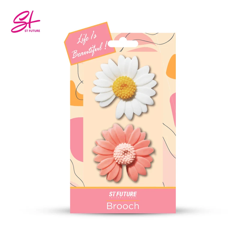 St Future Sunflower Latest Fashion Lapel Pin Brooch Custom Brooches For Women Girl