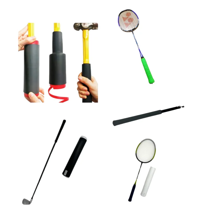 handle non-slip sleeve handle grip antiskid not sticky silicone cold shrink tube anti-sticky cold shrink tubing for golf clubs