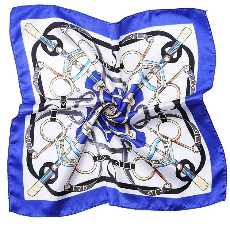
Cheap Price Chinese Fashion Custom Print Twill Women Square 100% Silk Scarf 