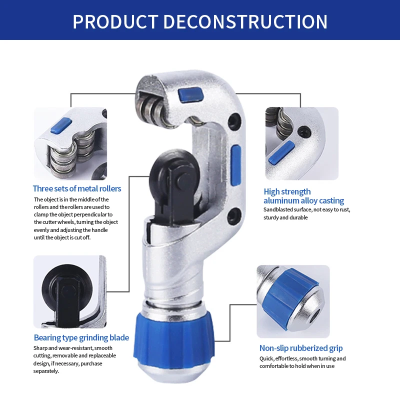 Steel Handle With Steel Blade PVC Pipe Cutter Tool Manual Tube Cutter / The Pipe of Scissors 4-28mm