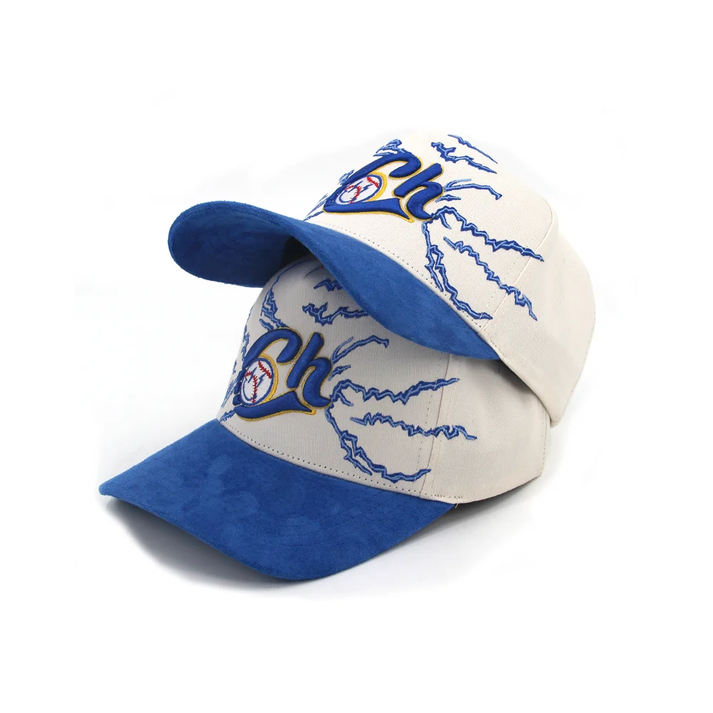 Custom Print 3D embroidery Logo baseball caps 5 Panel Cotton Mesh Baseball Cap Embroidery Plain Suede Gorras Blank Suede Hat Cap