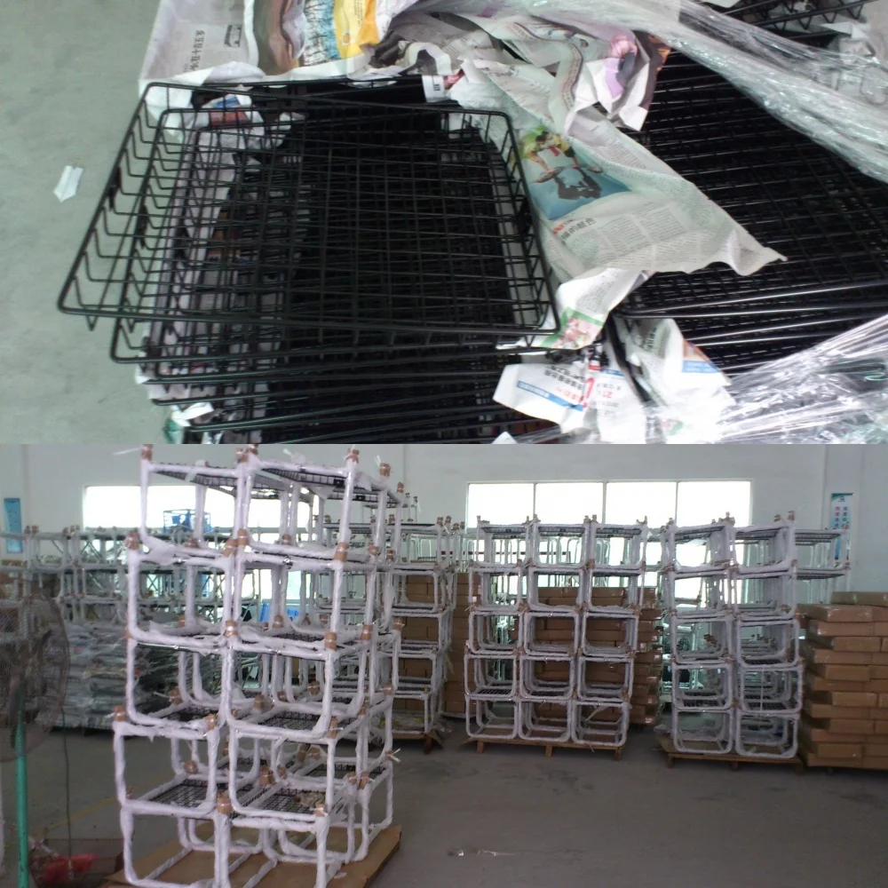 Сверхмощный дизайн большой емкости подвижный металлический теннисный мяч тележка для теннисных мячей корзина для теннисных мячей