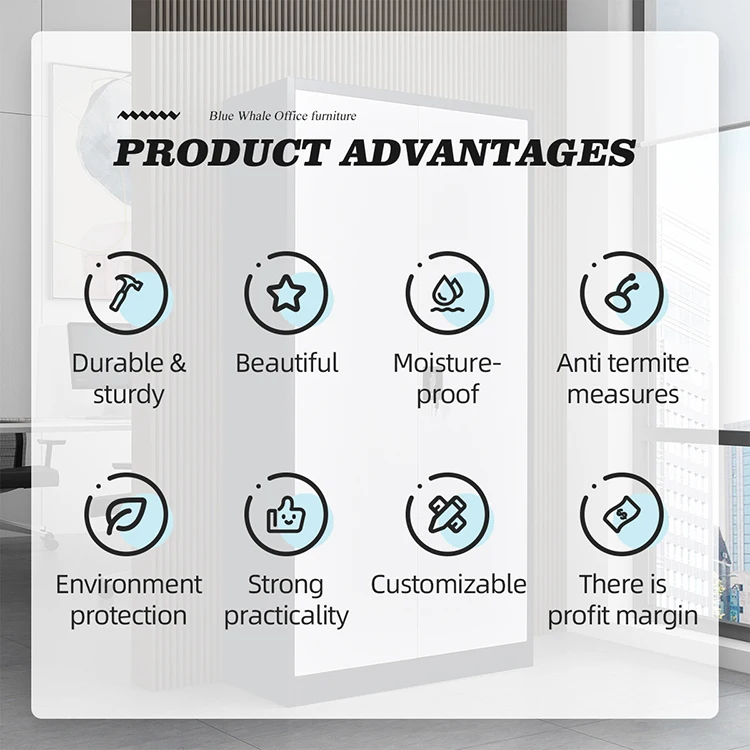 General use environment friendly painting office filing cabinets for different place