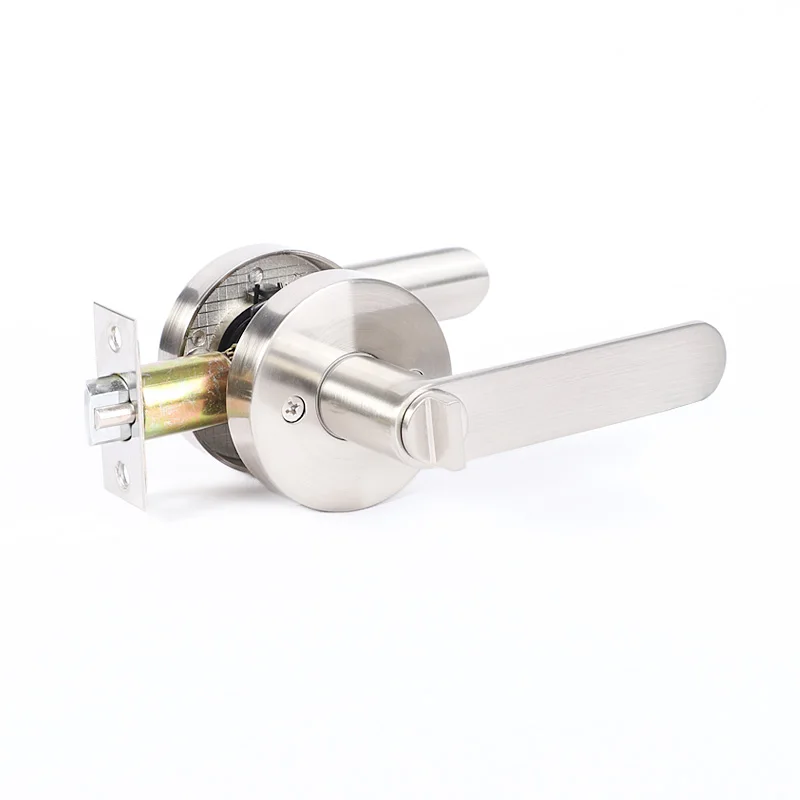 
Factory Price High Quality Stainless Steel Hotel Wooden Door Lever Handle Lock 