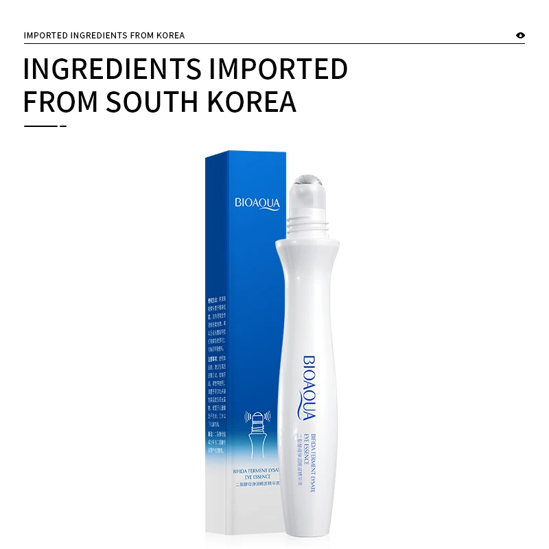 OEM Bioaqua private label bifid yeast organic natural skin care beauty eye dark circle removal moisturizing eye cream