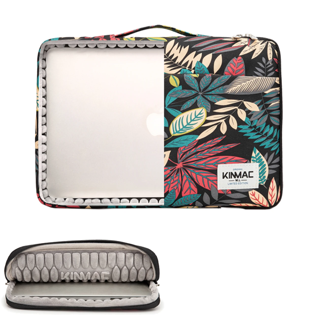 Kinmac Black Maple ladies laptop bag notebook briefcase laptop sleeve bag in water-proof fabric for women 13.3 inch laptop