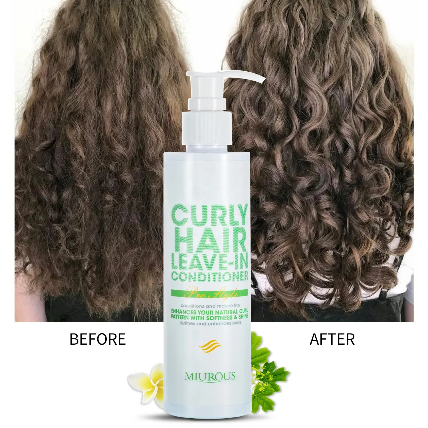 Cruelty Free Smoothie Curl Enhancing Curly Hair Moisturizer Cream Collagen Leave-in Hair Conditioner For Curly Hair