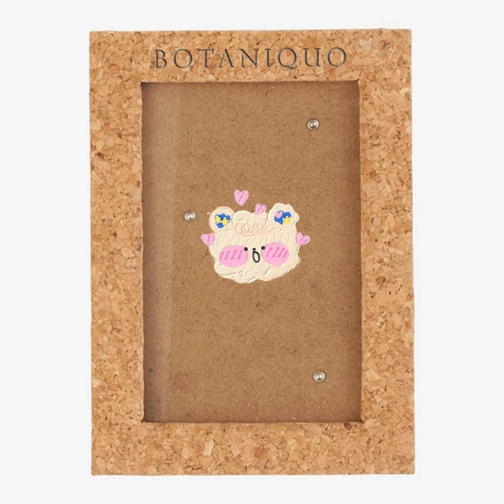 Custom pattern fashion simple cork picture frame