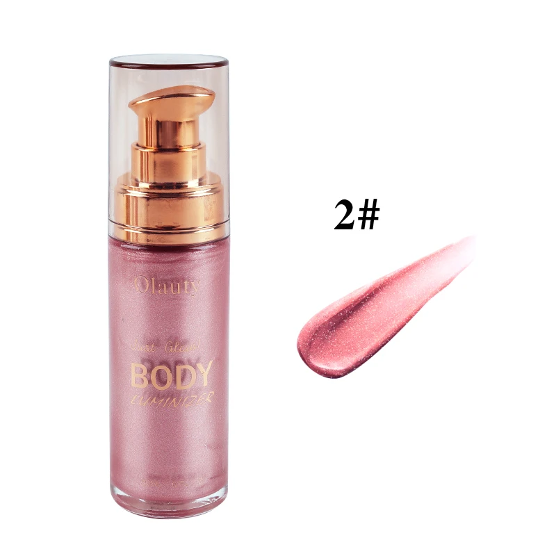 Body Luminizer Highlight Bright Skin 4 Colors Body Cream Liquid Glow Highlighter Makeup Sublime Shimmer Soft Light Face & Body