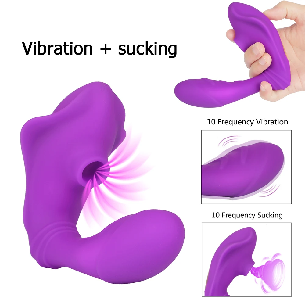 
Rechargeable Wearable 10 Modes G Spot Women Vagina Vibrator Clitoral Sucking Adult Sex Toys 