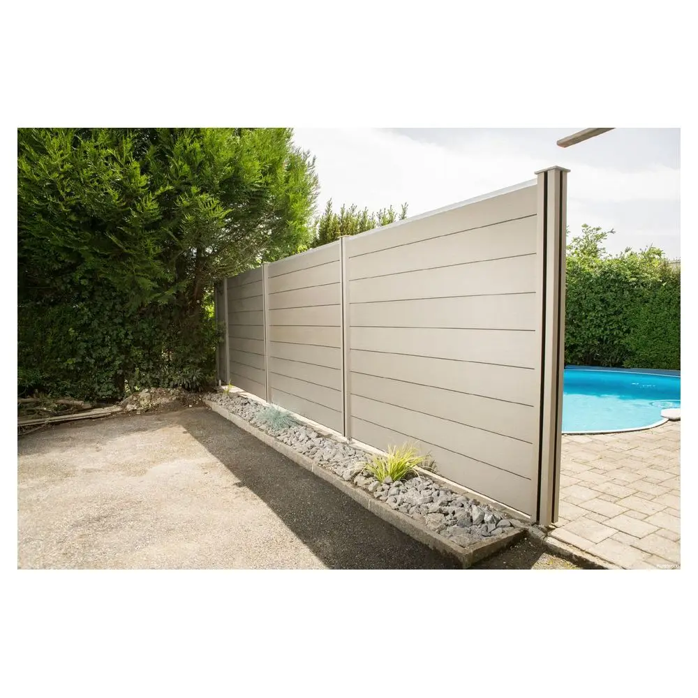 Prima Wpc fencing panels composite wood wpc post upright column pole outdoor fence post