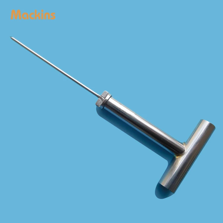 Sterile bone marrow aspiration biopsy puncture needle