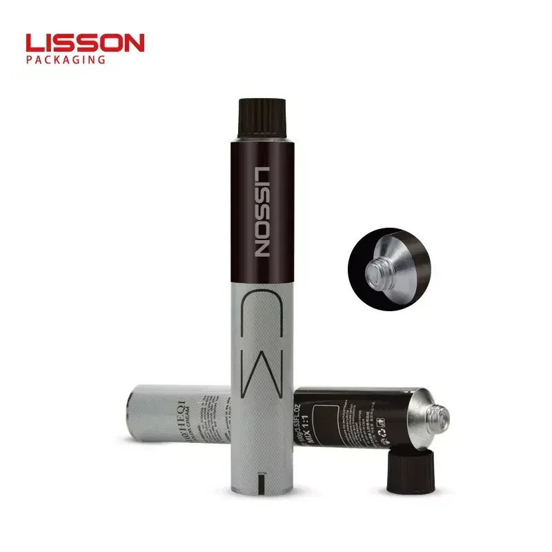 Eco Friendly 50Ml 100% Empty Rectangular Aluminum Lotion Squeeze Hand Cream Square Tube Sizes Ointment