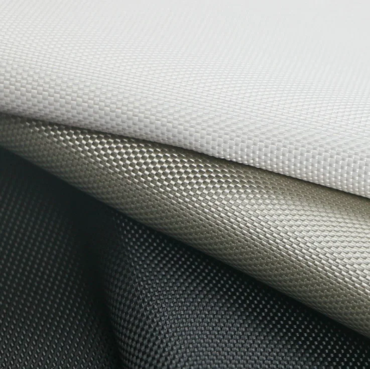 
1680D double-ply PVC mirrored plain polyester Oxford 