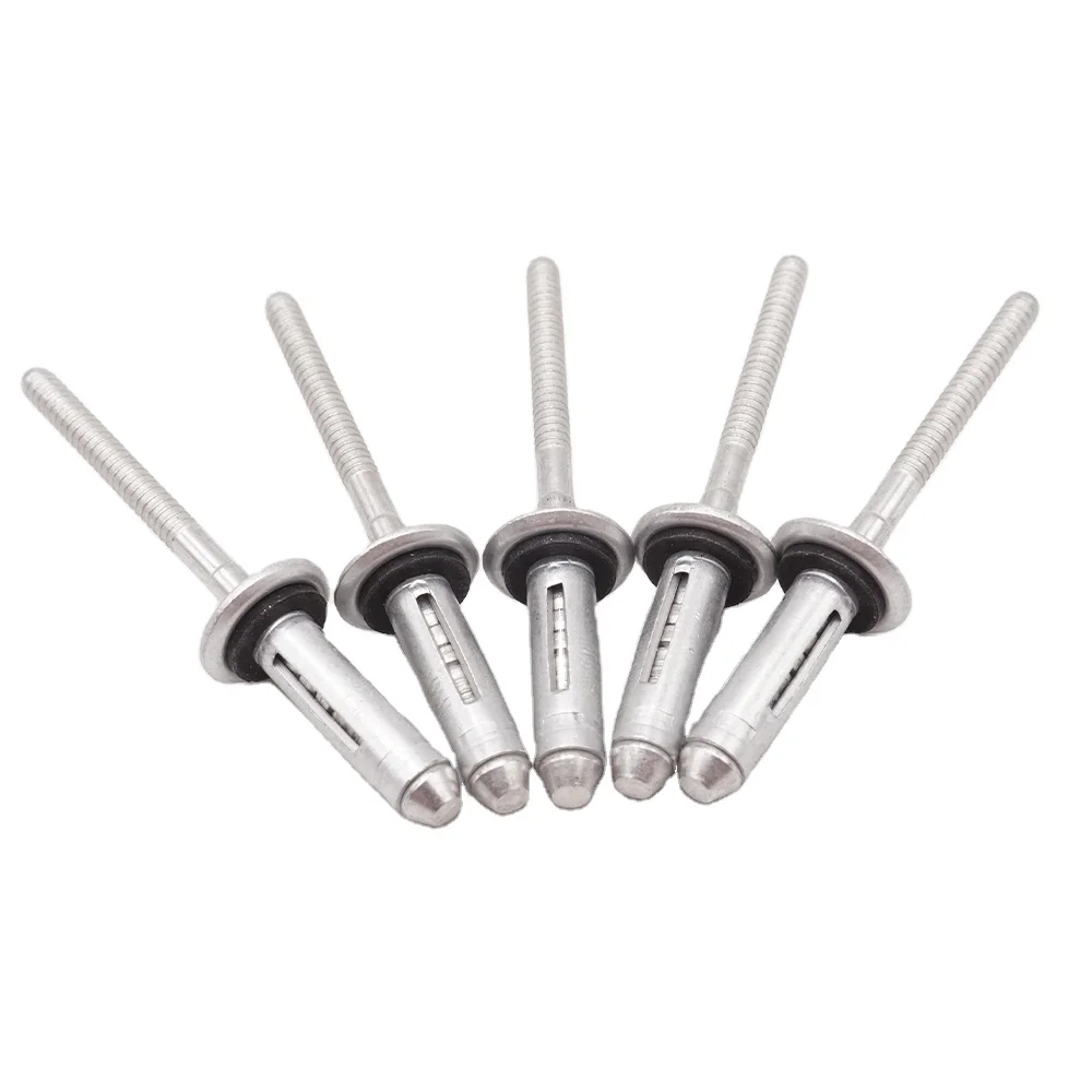 High Quality Pop Rivet Different Sizes Aluminium SS Stainless 304 Steel External Lock Structural Blind Rivet Open Type Rivets