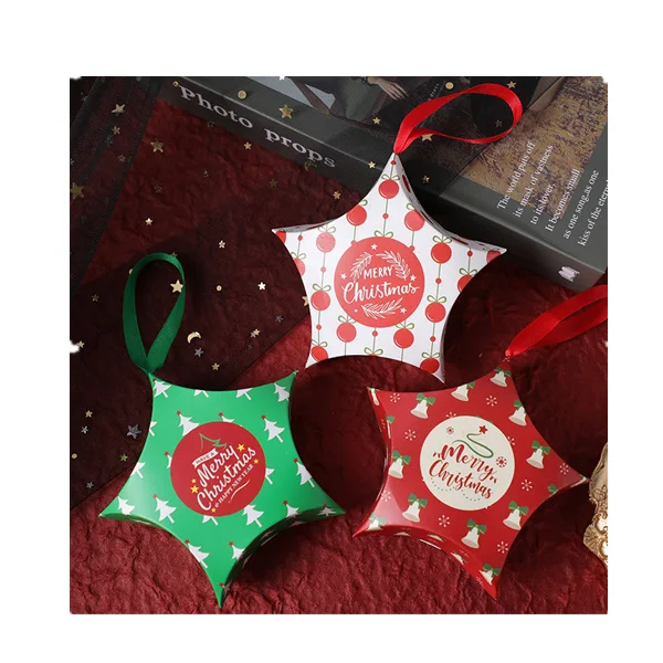 Factory Flower Chocolate Cookie Candy christmas boxes Popcorn Paper christmas box