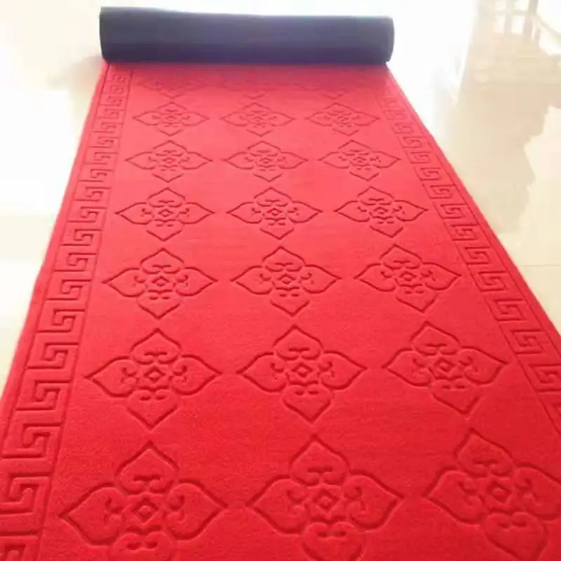 
Factory Manufactured Antislip Carpet Entry Custom Shoe Cleaning Dustproof Embossed four-leaf clover Doormat 