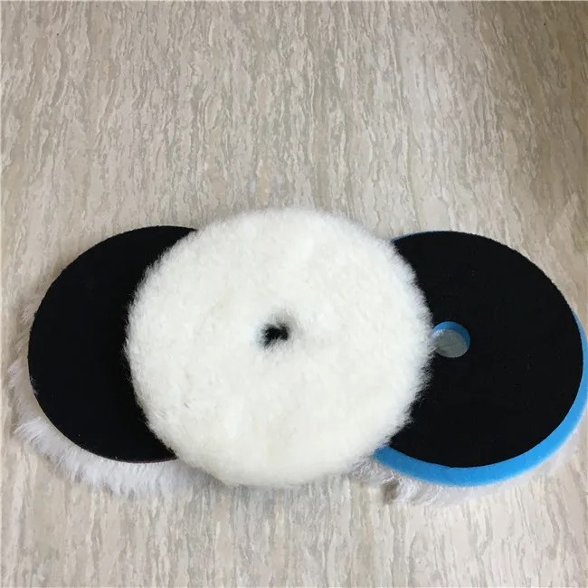 High Quality 6inch Pure Sheepskin Buffing Wool Pads