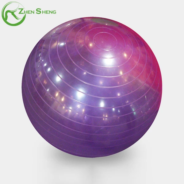 Zhensheng Non-slip Pvc Customized Anti-burst Stability Gymnastic Exercise Yoga Balance Ball with different Style