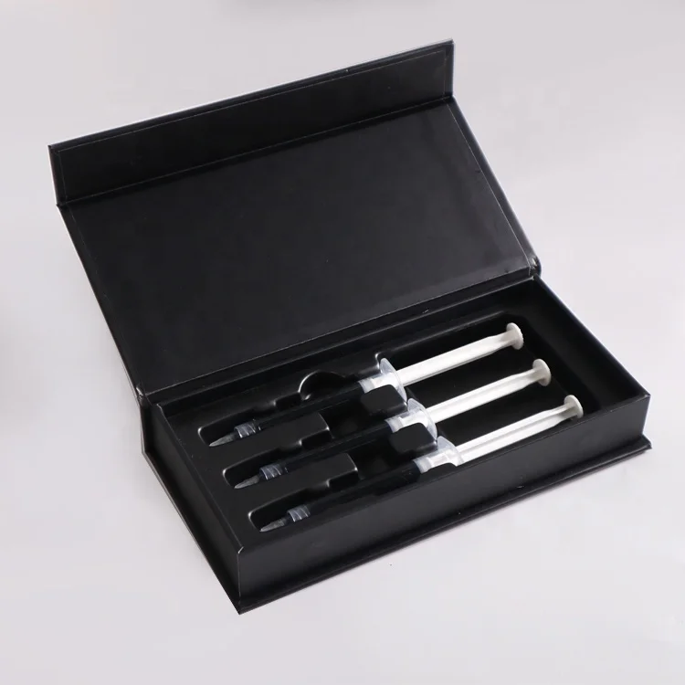 High End Black Cardboard Paper UV Embossing Cosmetic Pharmaceutical Packaging Box