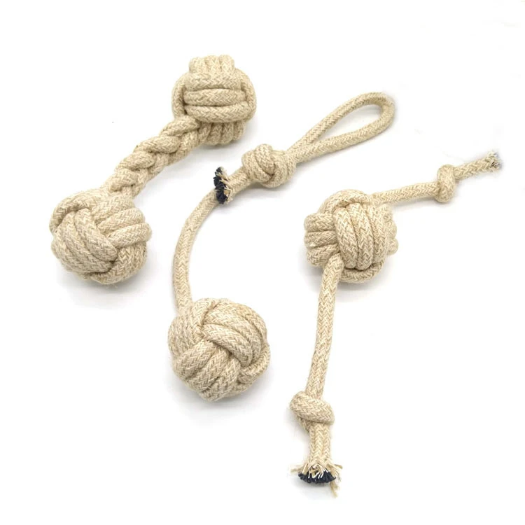 New arrivals 2024 puzzle juguetes para perros 7 set chew pet cotton rope hemp dog toys set