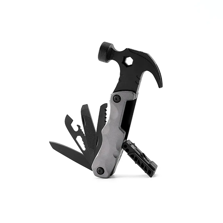 Special Design 14 in 1 Claw Hammer Multitool for Men Survival Hammer Cool Gadgets Camping Tools for Outdoor