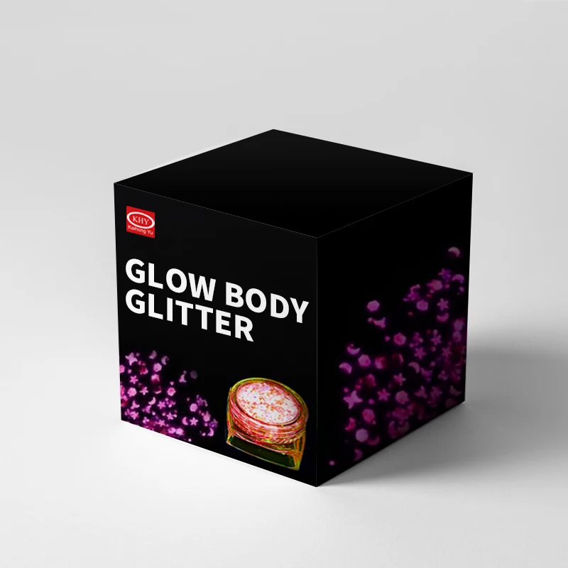 KHY Liquid OEM Cosmetic Beauty Eyeshadow Customized Colors Shimmer For Face Hair Nails Body Festival Glitter Gel Makeup Set Kit