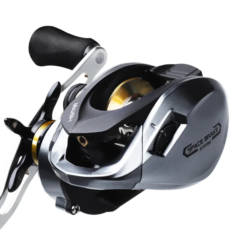 Vikinger Reel BaitCast New Wide Angle Triangle Line Guide Fishing Reels Fish Catching Alarm System BaitCasting Reel Saltwater