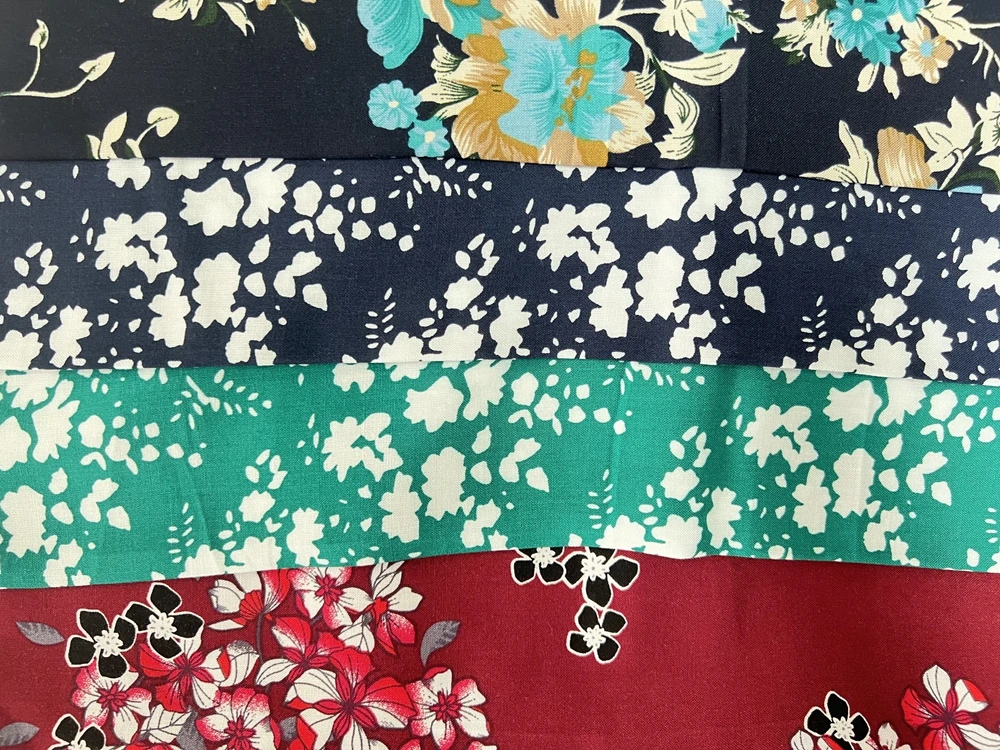 Factory directly wholesale popular 57/58 100% viscose material plain printed rayon fabric