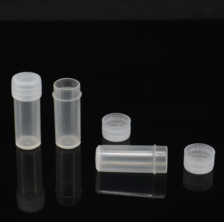 New hot sale 5g Volume Plastic Sample Bottle 7ML Small Vial Medicine Pill Powder Capsule Storage Container Translucent