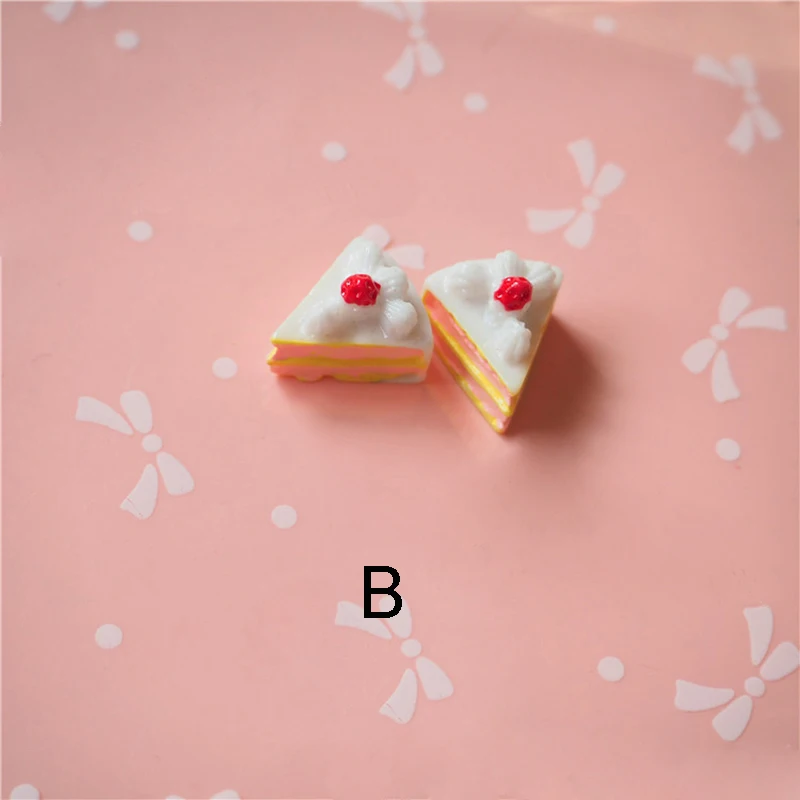 Бесплатная доставка Очаровательное украшение в виде шоколадного радужного торта аксессуары для поделок из смолы «сделай сам» подвески кабошоны украшения