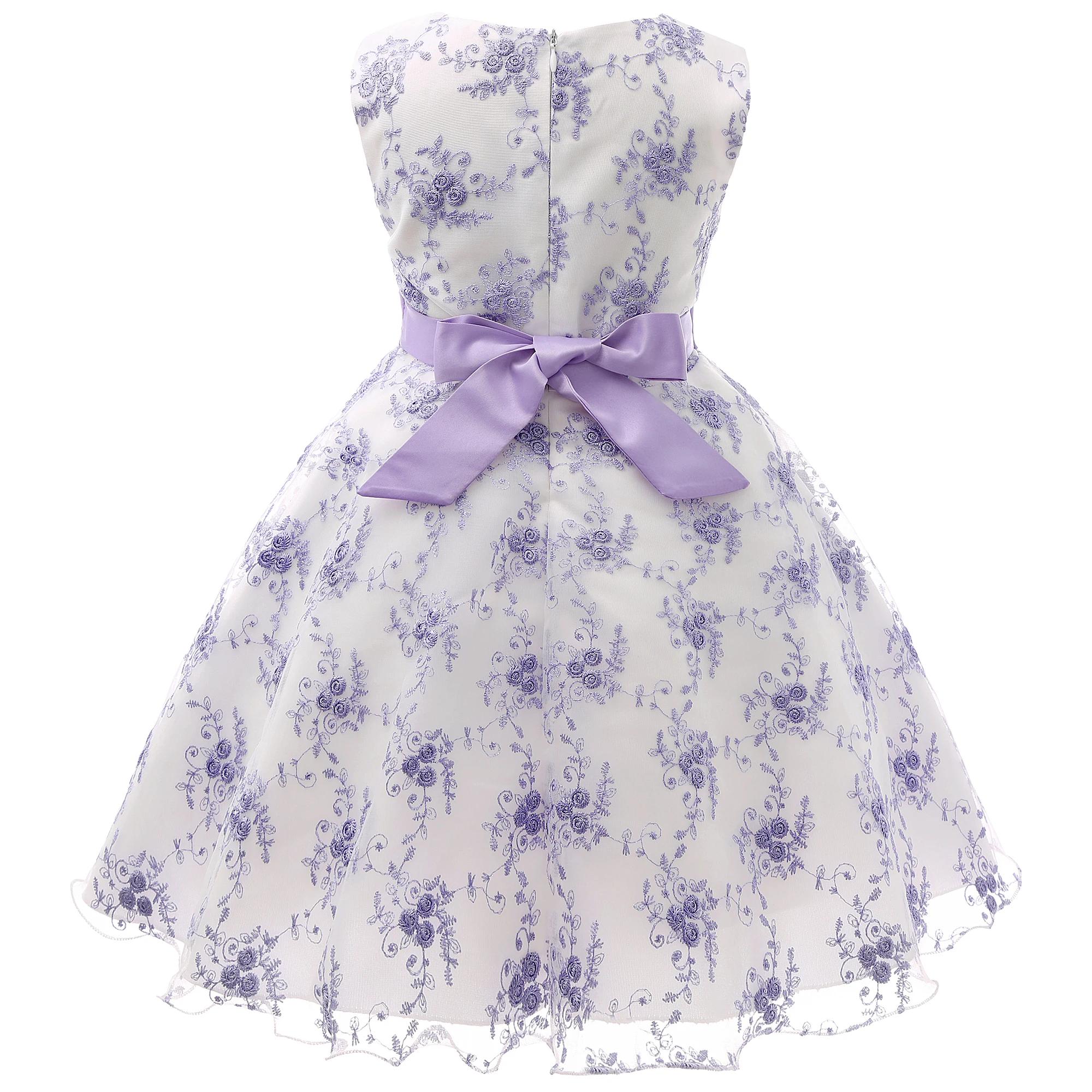 Flower Girl Dress Shows New Arrivals Sleeveless Design Competition for Girls Birthday Ao Dai Dress