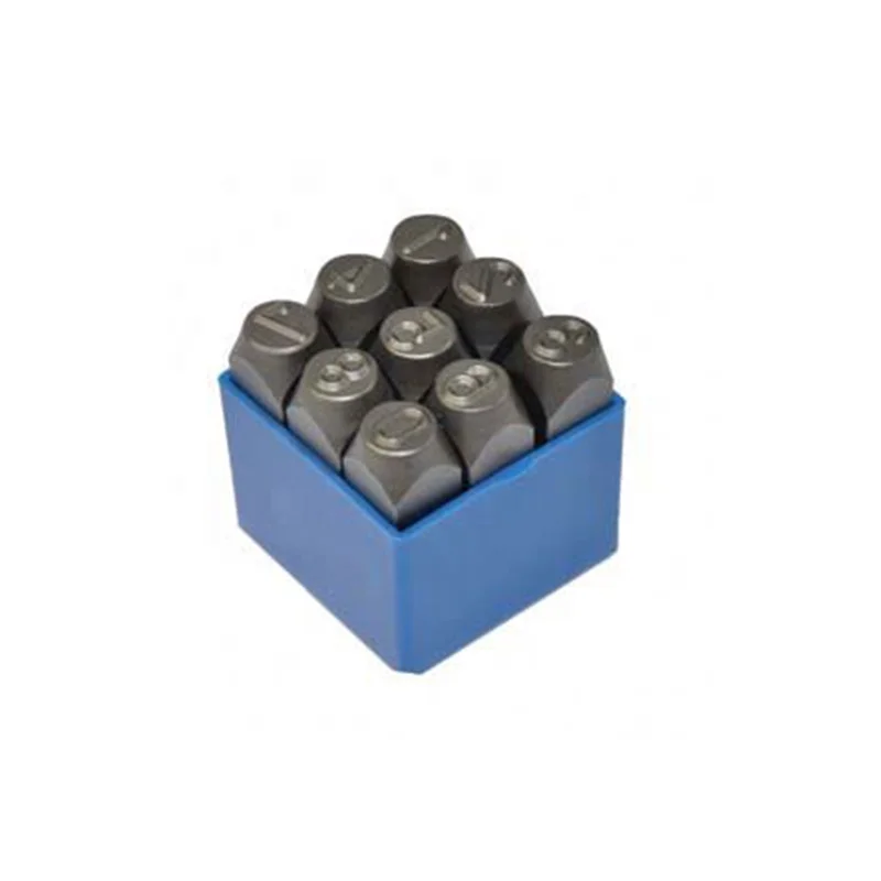 DIY metal stamp 9PCS 10mm Number Steel Stamp Die Punch Jewelry stamp Set  digital punch