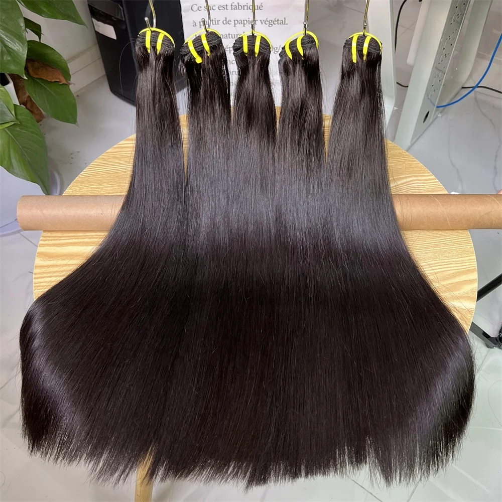 Wholesale 100% Raw Virgin Cuticle Aligned Human Hair Weaving Sdd Vietnamese Bone Straight 10a 12a 15a Raw Hair Bundles