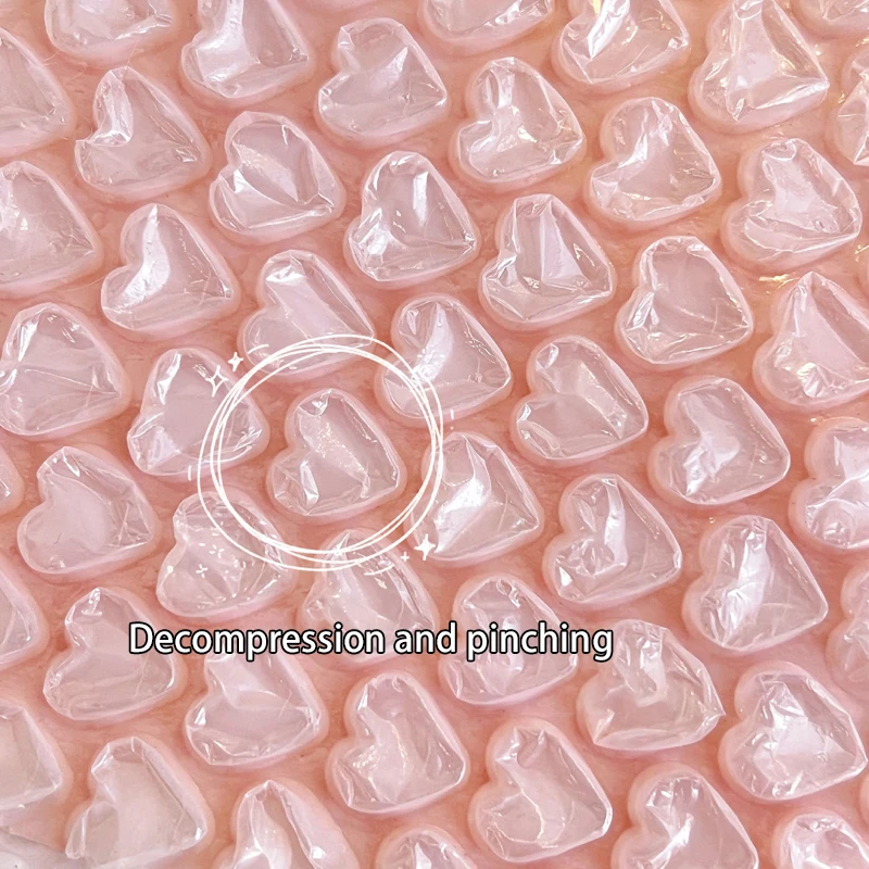 Wholesale mailing  pink heart-shaped  Shock-proof film bubble bags shipping envelope bag